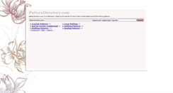 Desktop Screenshot of patterndirectory.com